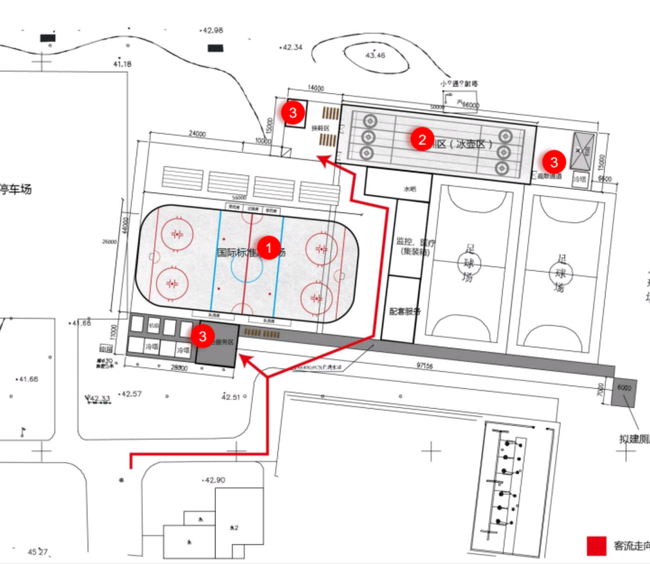 奥森公园冰世界功能布局图