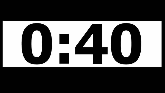 40秒必须打完一杆