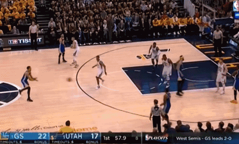 【影片】杜蘭特坐著搶到前場板 最終幫助Iguodala投中季後賽首記3分-黑特籃球-NBA新聞影音圖片分享社區