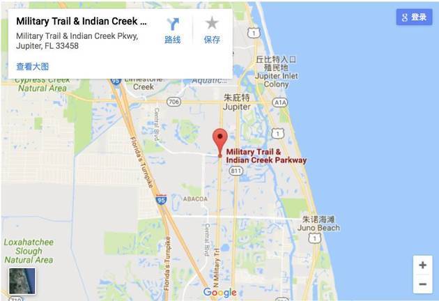 ▲泰格·伍兹被逮捕地点