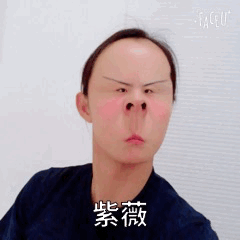 gif王蔷微博晒自制表情包调皮搞怪不服来战