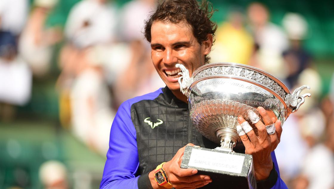 纳达尔庆祝夺冠