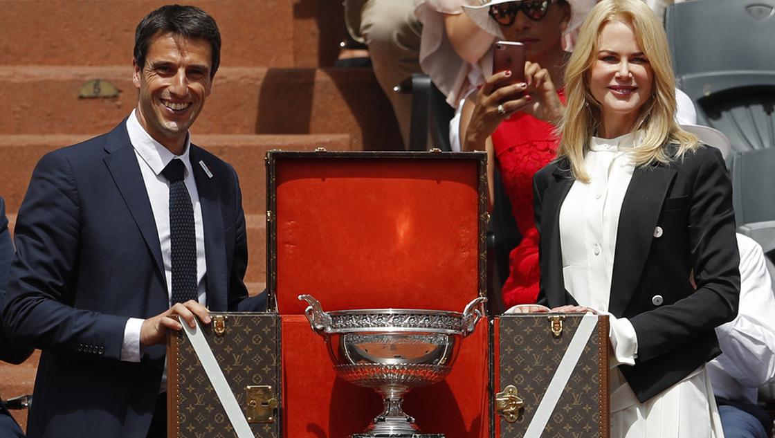 妮可-基德曼观战法网男单决赛