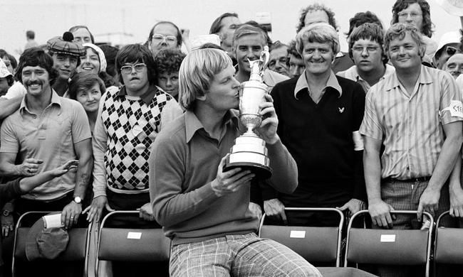 名宿约翰尼-米勒在皇家伯克戴尔赢得1976年英国公开赛