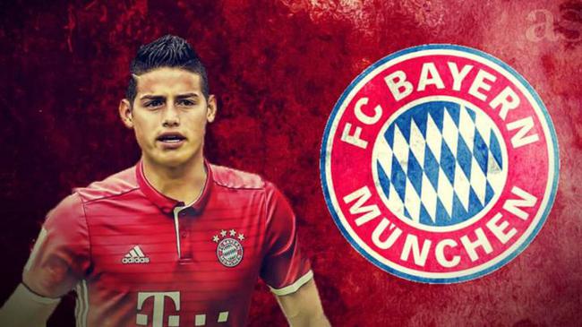 揭秘J罗租借身价:最高达5000万 拜仁可选择不