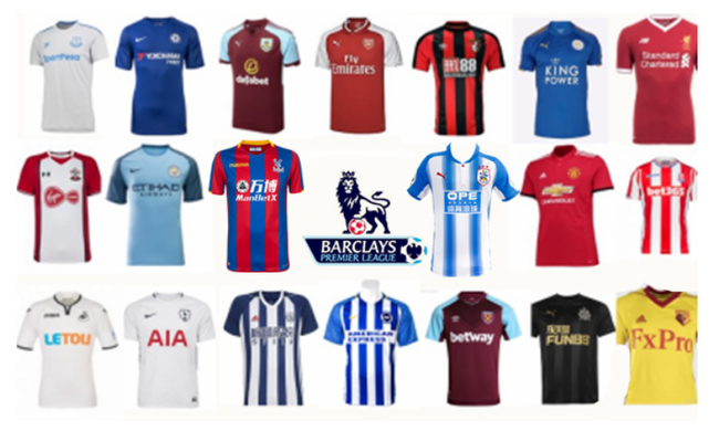 2017\/2018英超赞助商全景:博彩公司是诸强主角