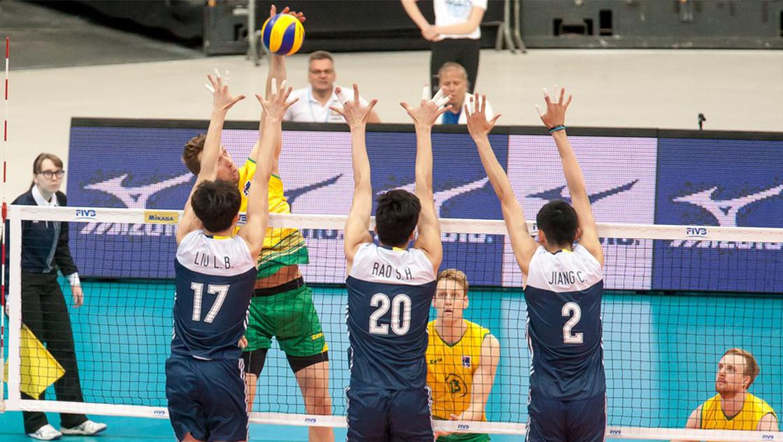 世界男排联赛中国0-3澳大利亚