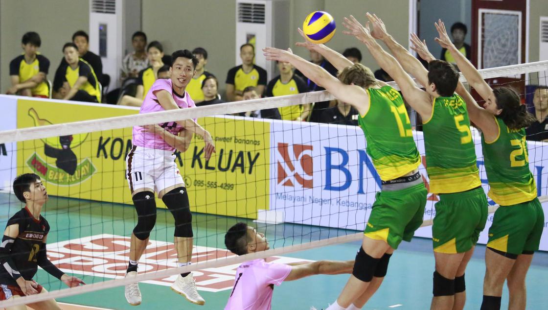 男排亚锦赛首轮精彩瞬间