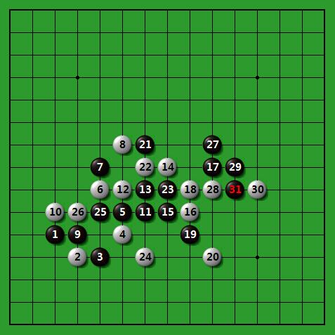 黄修一(黑)VS玛迪利维利(白)棋谱