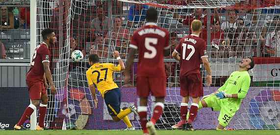 奥迪杯-格子托雷斯命中 马竞点球战胜利物浦夺