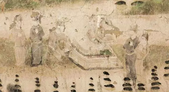 壁画中的对弈图
五代 莫高窟第61窟 西壁
悉达多太子对弈图
数字敦煌/图