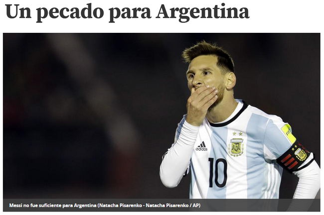 世界体育报：阿根廷犯罪