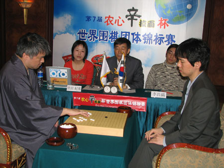 李昌镐的农心杯首败来自于依田纪基