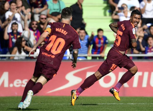 保利尼奥:很高兴斩巴萨首球 梅西的助攻我很满