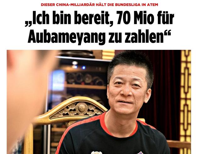 德媒《图片报》的采访