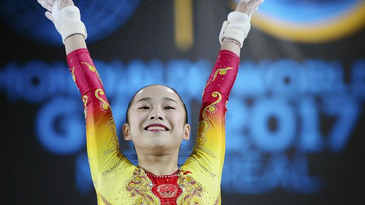 范忆琳高低杠夺冠