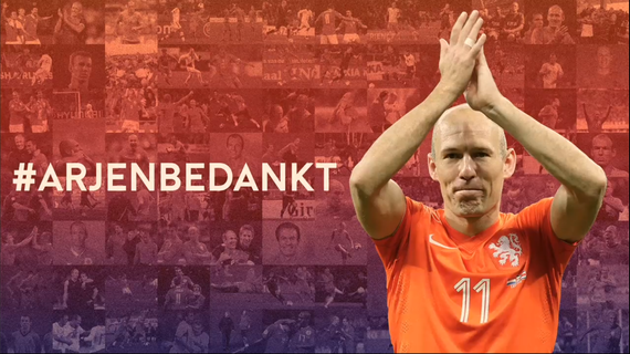 荷兰队官方视频告别罗本