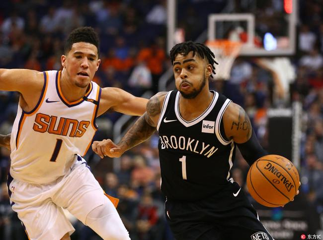 羅素23分籃網止4連敗,Booker創新里程碑太陽失利!(影)-黑特籃球-NBA新聞影音圖片分享社區