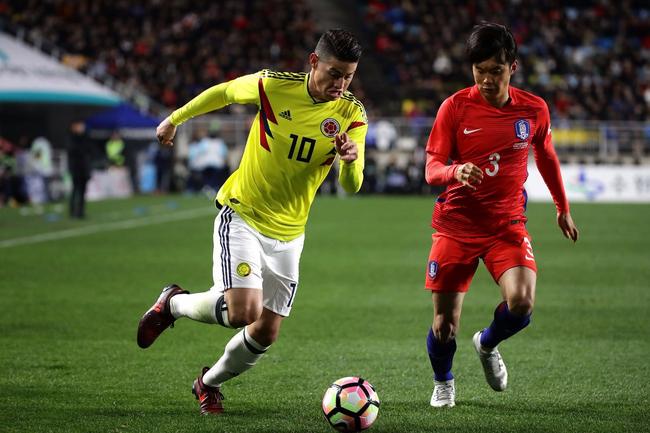 官方:J罗不会出战国足!踢完韩国提前返回拜仁