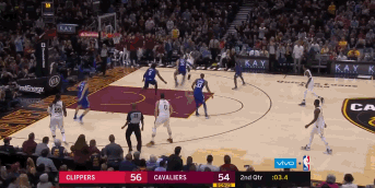 詹姆斯压哨后仰