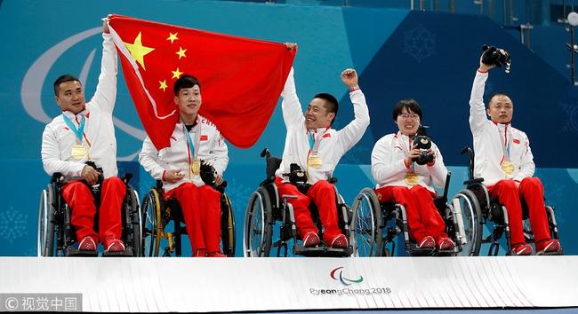 中国轮椅冰壶队创历史