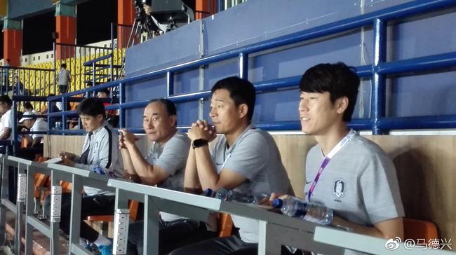 金鹤范现场观战