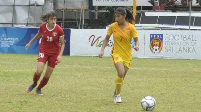 中国U16女足8-0击败乌兹别克斯坦U16女足
