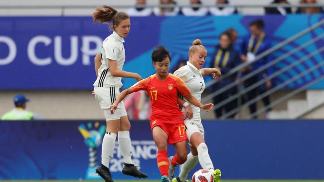 中国U20女足不敌德国U20女足