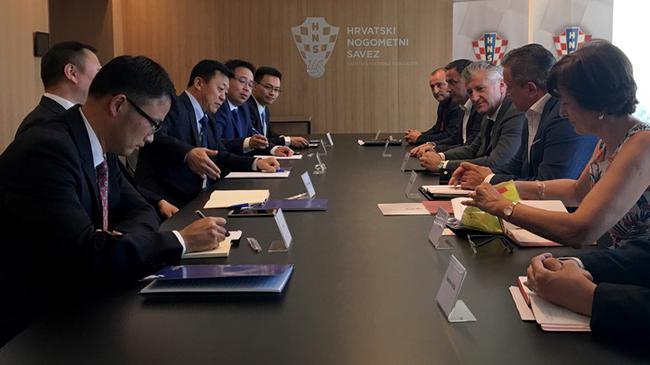 中国足协与克罗地亚足协达成合作