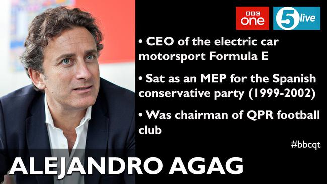 FE推广人阿加格(Alejandro Agag)