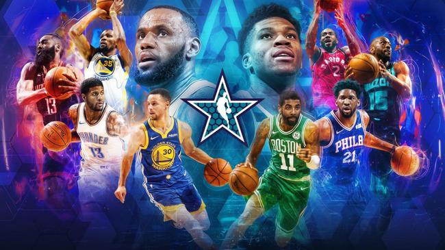 NBA全明星东西部首发阵容公布