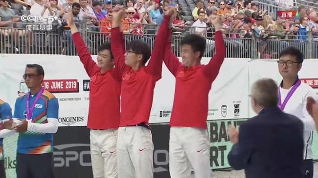 中国男团夺冠