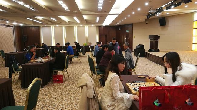 高尔夫围棋南北对抗赛个人战现场