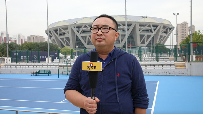 北京中国网球公开赛体育推广有限公司副总裁刘明秋接受采访