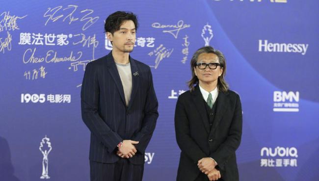 陈可辛和胡歌亮相