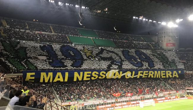 国际米兰球迷Tifo