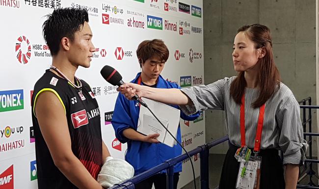 前田美顺采访桃田贤斗