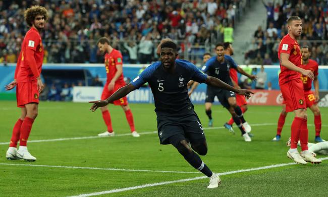 世界杯-格子助攻巴萨铁卫 法国1-0比利时杀进决赛