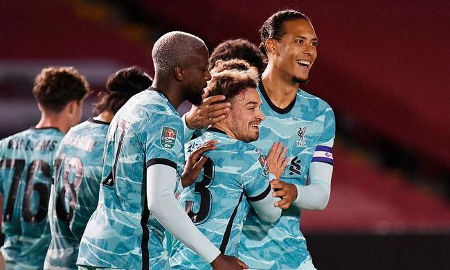 【博狗体育】联赛杯-南野拓实2球1助攻 利物浦7-2客场大胜晋级