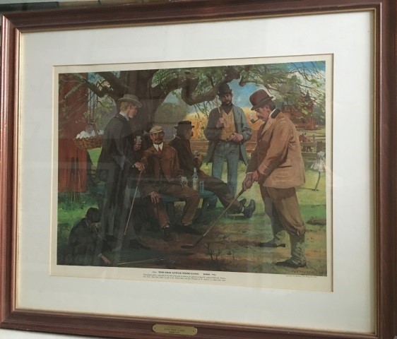 馆藏《老苹果树帮1888》绘画