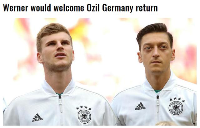 维尔纳劝说厄齐尔重回德国队
