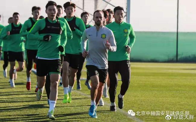国安正在进行冬训