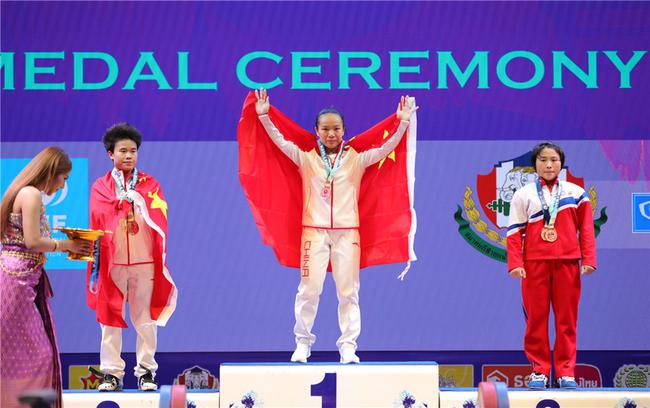 2019年世锦赛蒋惠花49公斤级夺冠，这也将是东京奥运会产生的举重首金