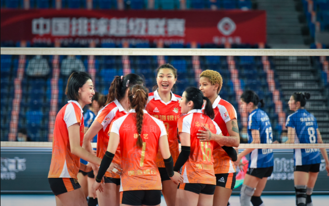 天津女排3-0江苏豪取12连胜