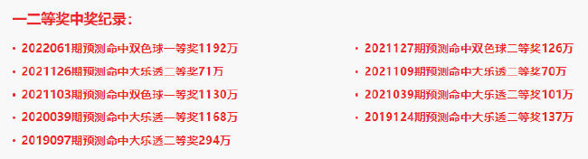 聂飞云预测中奖4289万