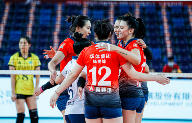 深圳女排3-1福建斩获小组赛两连胜