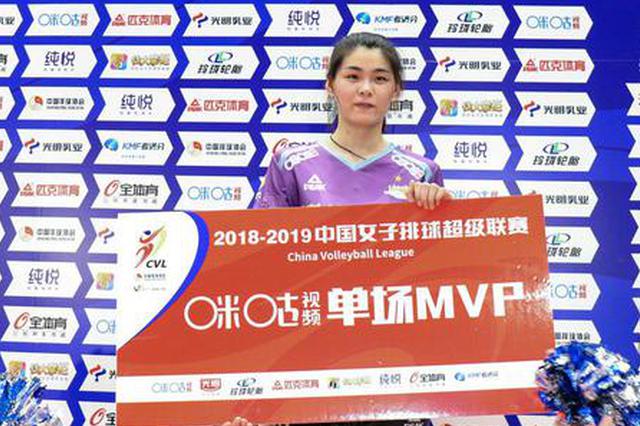 杜清清获本场MVP