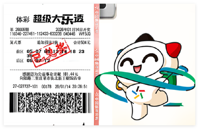 中奖彩票