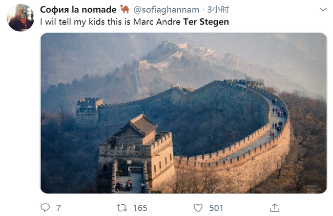 网友:我会告诉我儿子,这就是特尔施特根