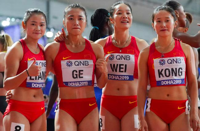 国际田联：中国女子4×100米接力获东京奥运资格